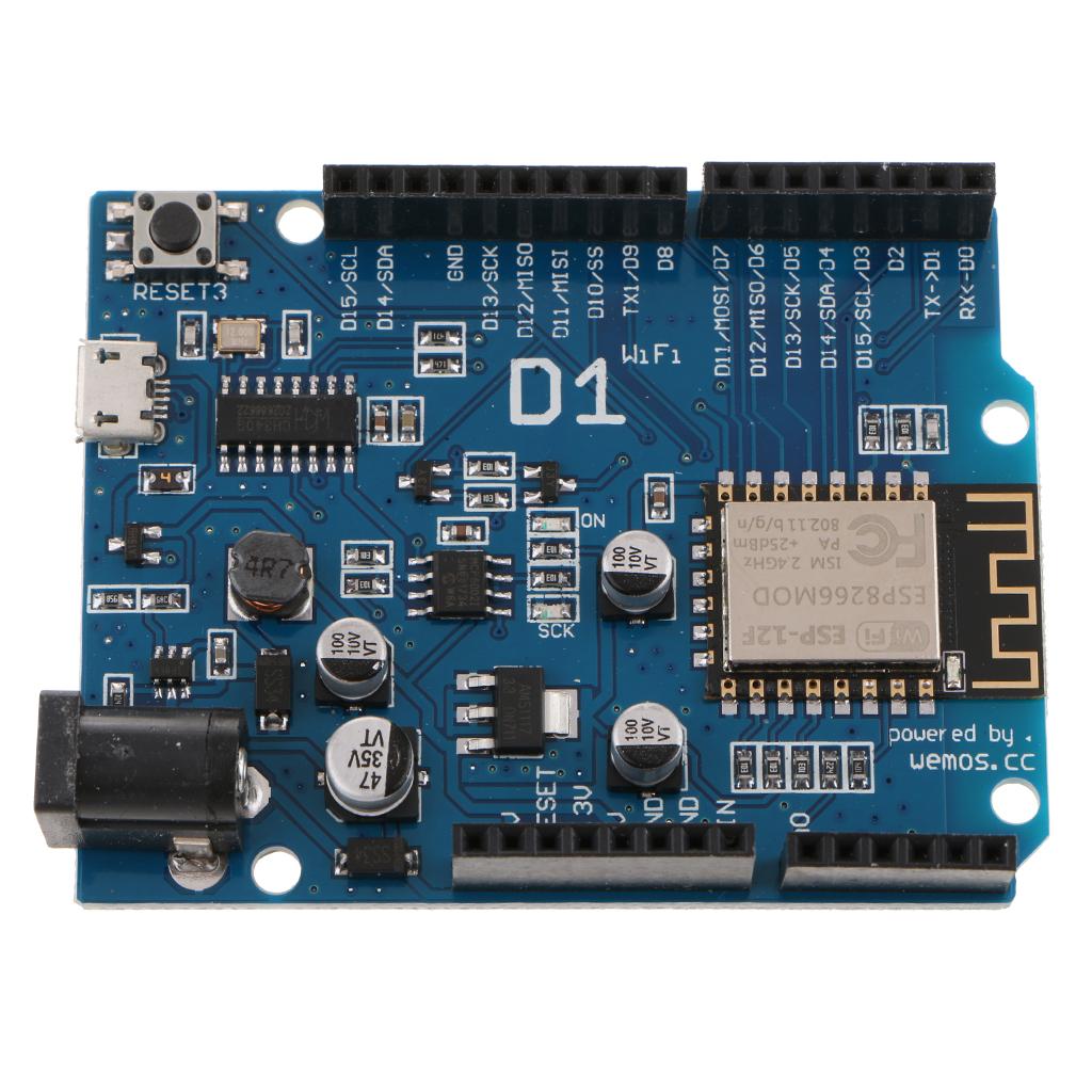ESP8266 USES IDE Module Development Board With Q98 WeMos D1 WiFi Arduino UNO