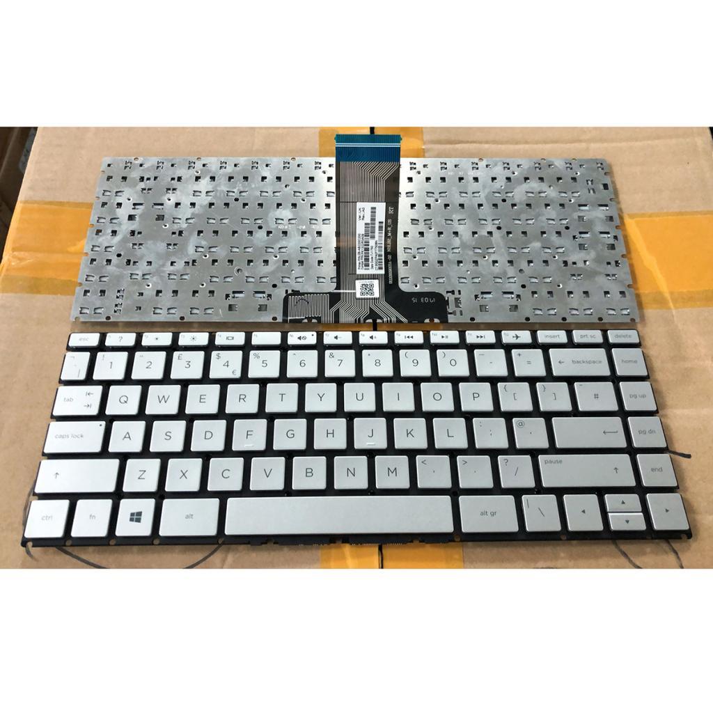 Silver UK English Layout Keyboard For HP 14-AB 14-ab010TX Laptop