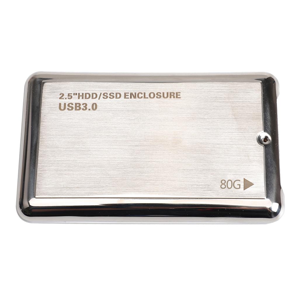 2.5 Inch Desktop/Laptop Micro B HDD SSD with Enclosure 80G