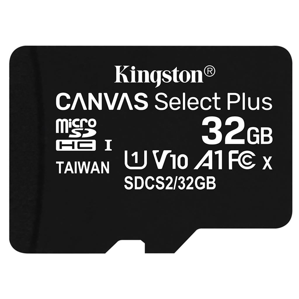 New Kingston Canvas Select Plus Micro SD Card SDHC SDXC Class 10 UHS-I 32G