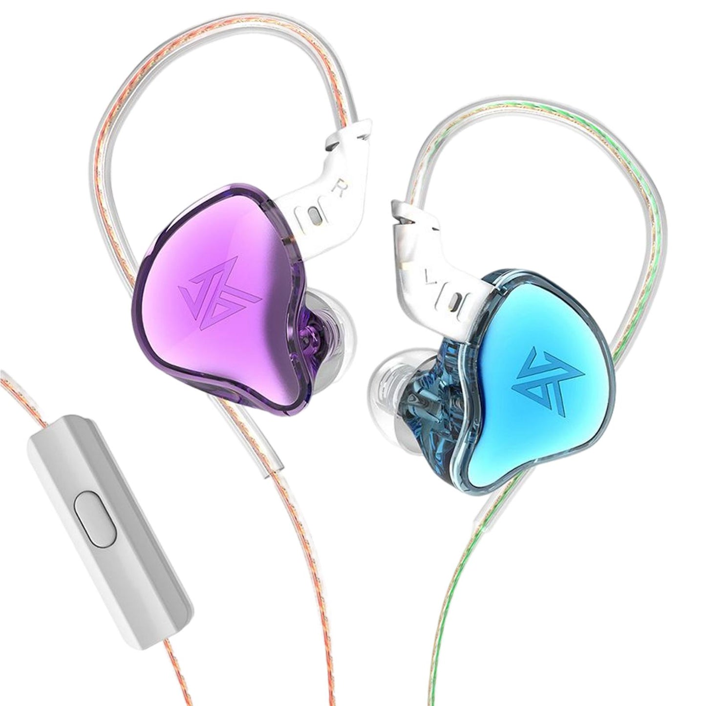 3.5mm Wired Earphones Noise Cancelling 10mm Moving Unit Colorful with Mic