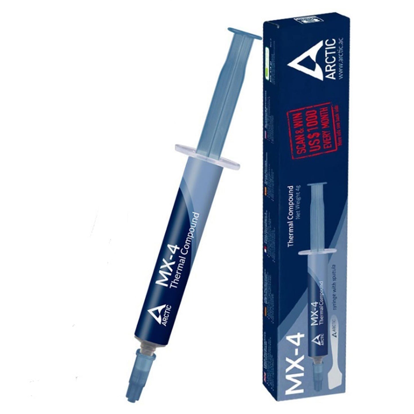 MX-4 4 Grams Thermal Compound Paste Carbon Based Heatsink Paste Replace 1pc