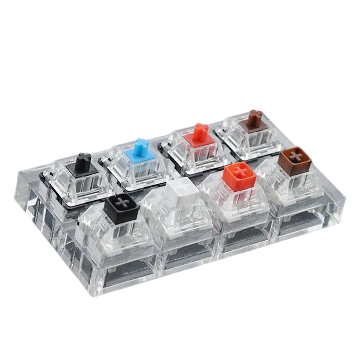 Customized DIY Testingclear Keycaps Mechanical Keyboard for Kailh 8 keys
