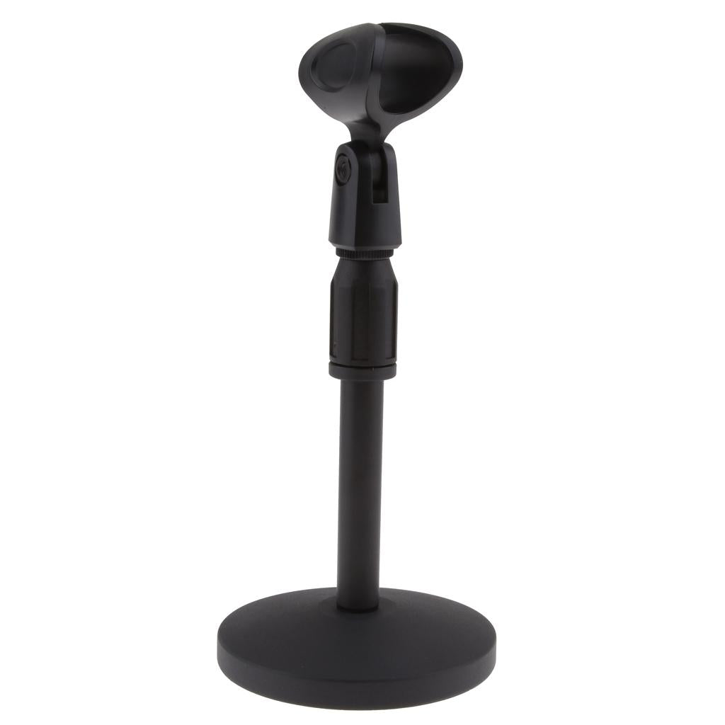 Desk Microphone Stand 02 Metal Base (Adjustable)