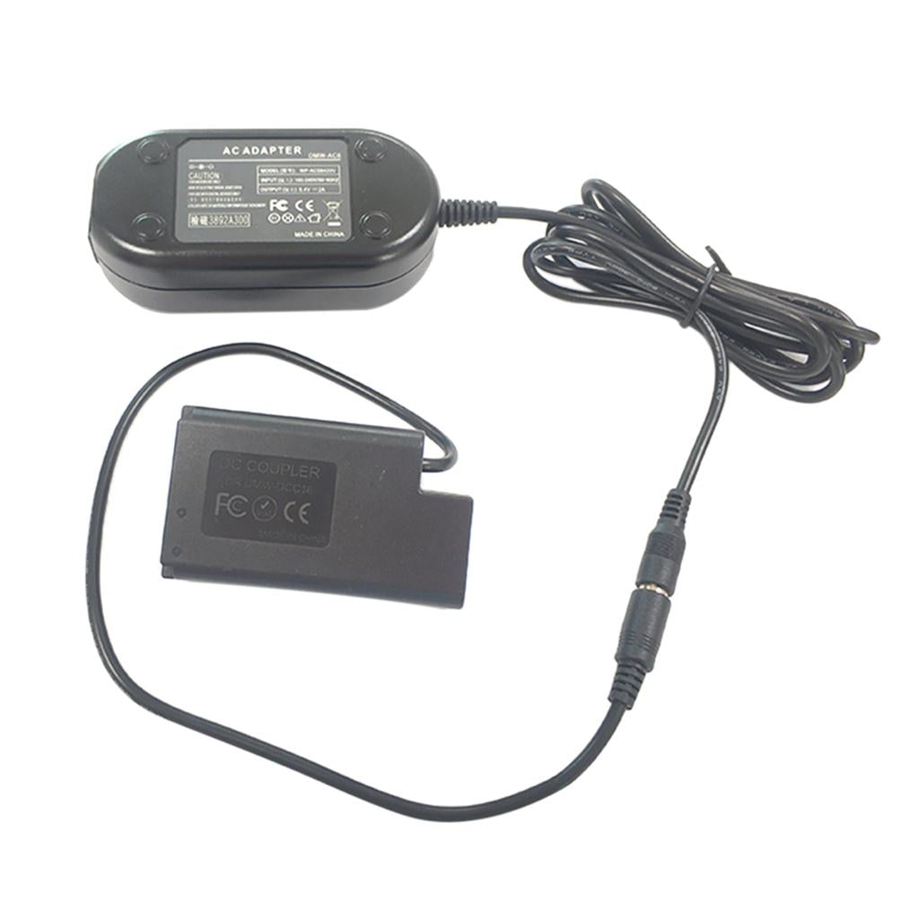DMW-AC8 AC Adapter + DCC16 DMW-BLJ31 Dummy Battery for Panasonic Lumix S1
