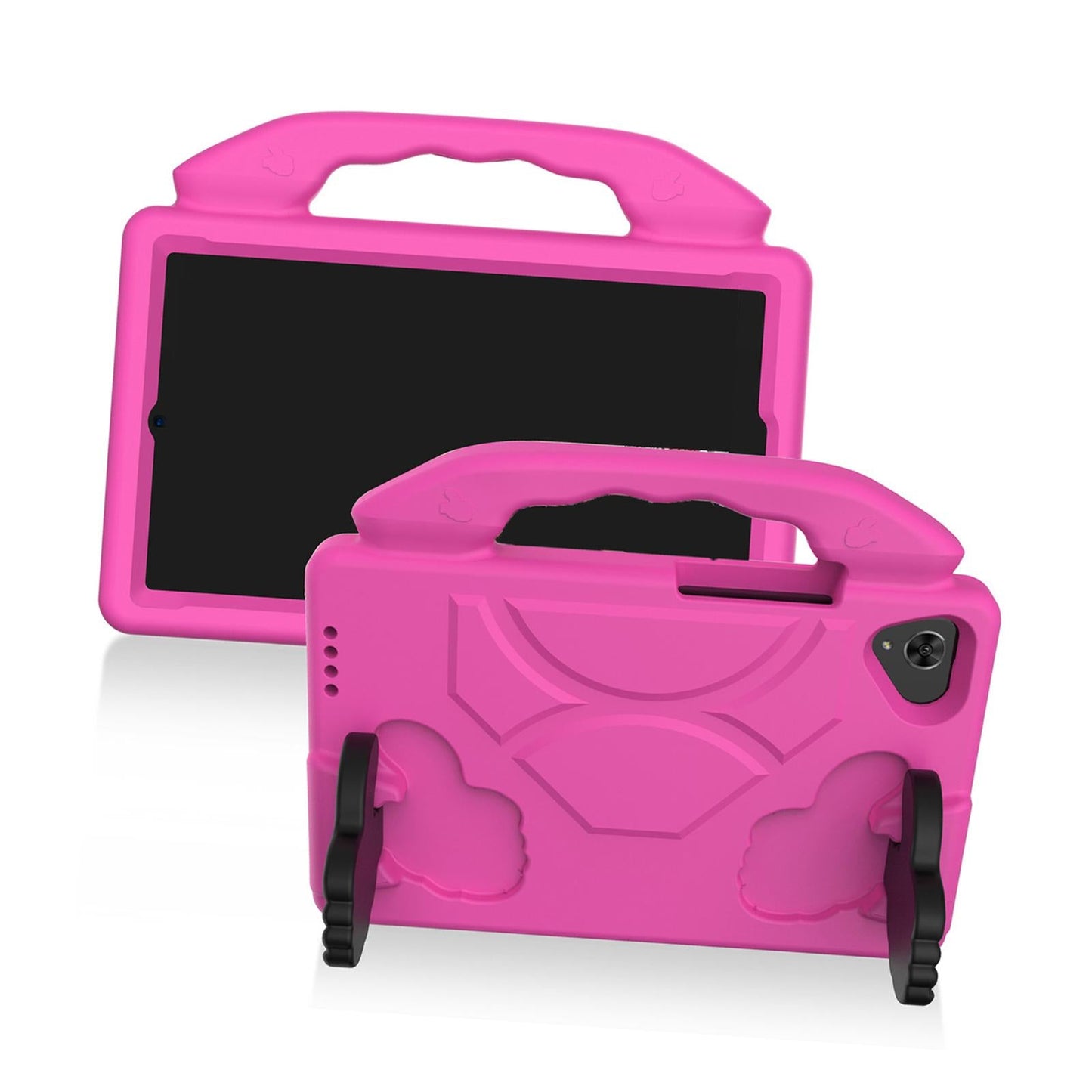 Kids-Proof Protective Cover Tablet for Galaxy Tab A T295 with Handle red