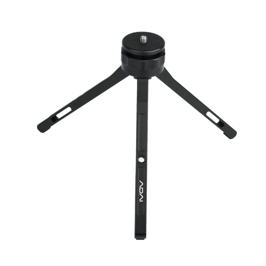 ADAI Adjustable Aluminum Alloy Mini Tripod Stand Tabletop Tripod for DSLR & Digital Cameras (Red)
