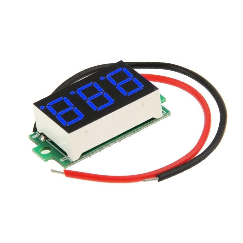 DC 3.2-30V Red Light Mini Digital Voltage Panel Meter (Style3)