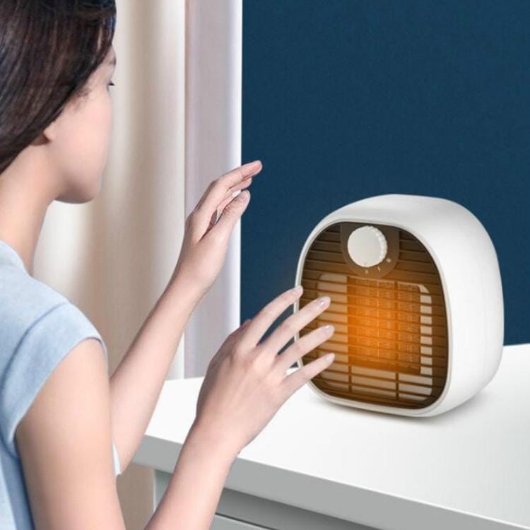 Home Heater Desktop Heater Energy-Saving Electric Heater, Specification:US Plug (White)