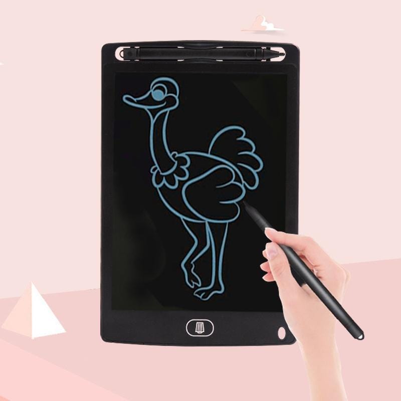 8.5 inch LCD Handwriting Board Children Drawing Graffiti Handwriting Board, Style:Monochrome, Frame Color:Black
