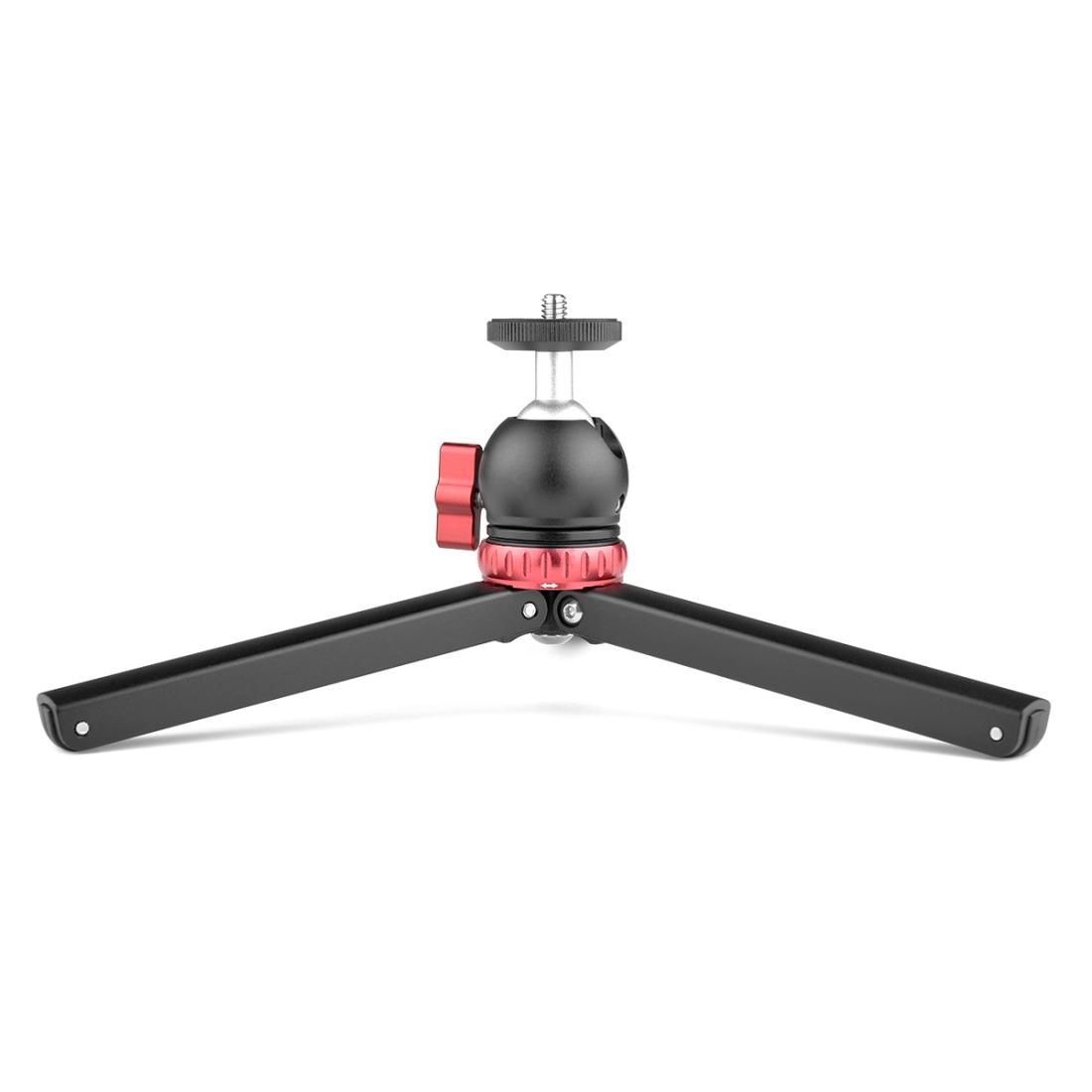 YELANGU T1 YLG1202A Pocket Mini Metal Desktop Tripod Mount with 360 Degree Ball Head for DSLR & Digital Cameras (Black)