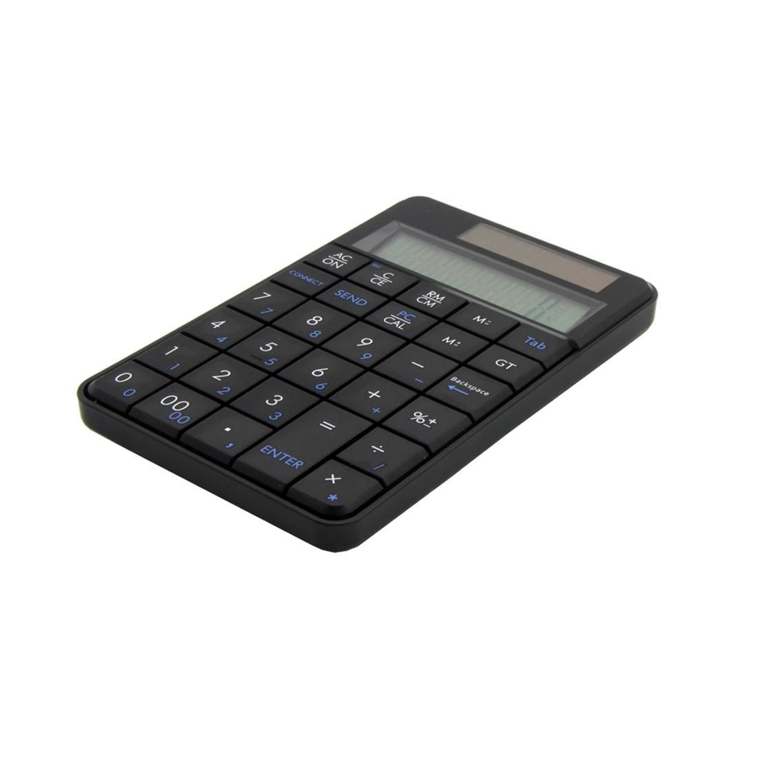 MC-56AG 2 in 1 2.4G USB Numeric Wireless Keyboard & Calculator with LCD Display (Black)