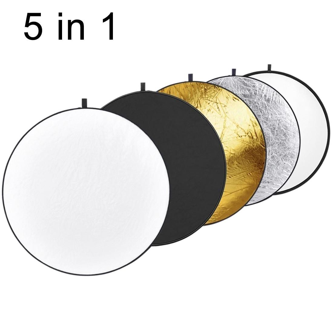 110cm 5 in 1 Folding Photo Studio Reflector Board