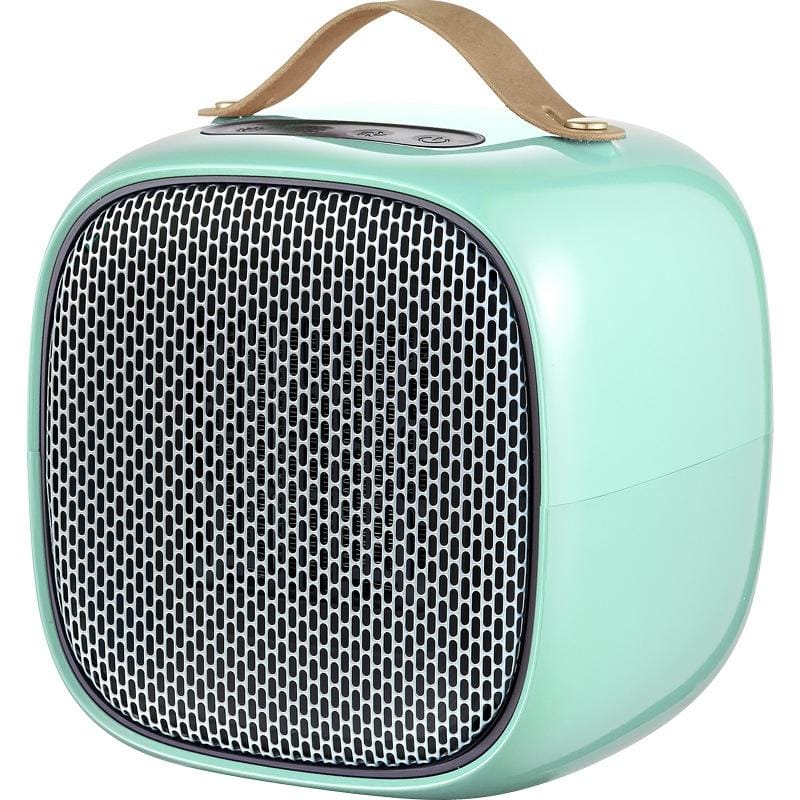Smart Mini Heater Home Desktop Small Heater, CN Plug (Metal Mesh-Youth Green)