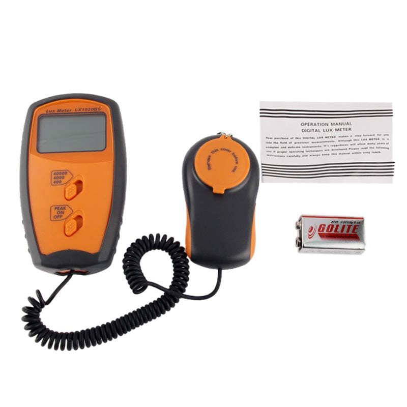Digital Light Meter, Measuring Range: 0.1-40000 Lux