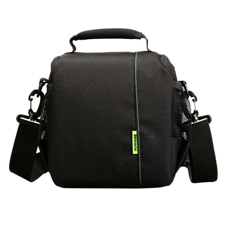 HUWANG Portable Scratch-proof Outdoor Sports Sling Shoulder Bag Handbag Micro Single Camera Bag Phone Bag for GoPro, SJCAM, Nikon, Canon, Xiaomi Xiaoyi YI, Apple, Samsung, Huawei (Green)