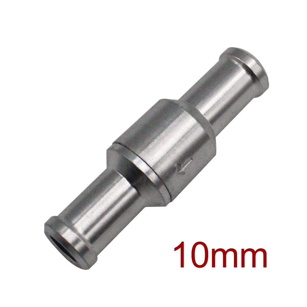 10mm Inline One-way Non-return Check Valve Fuel Water Gas - 10mm