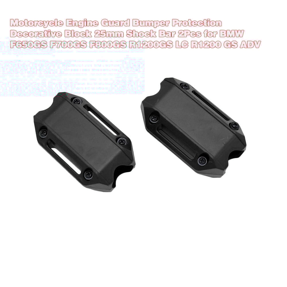 Motorcycle Engine Guard Bumper Protection Decorative Block