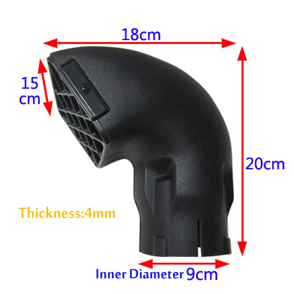 Air Ram Snorkel Heads Top 3.5'' Compatible with TOYOTAs