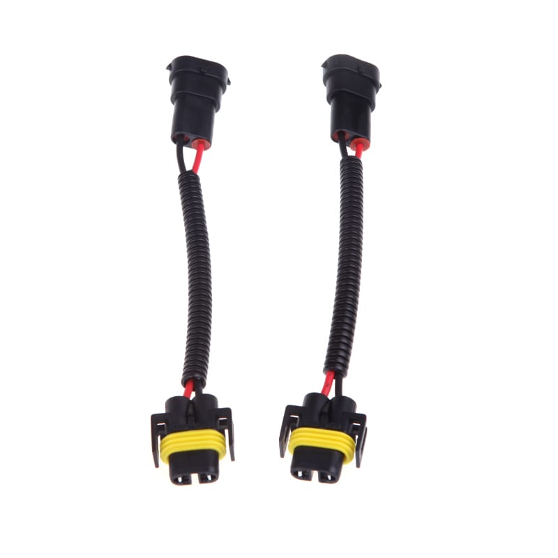 2pcs H8 H9 H11 Wiring Harness Socket Wire Connector Plug