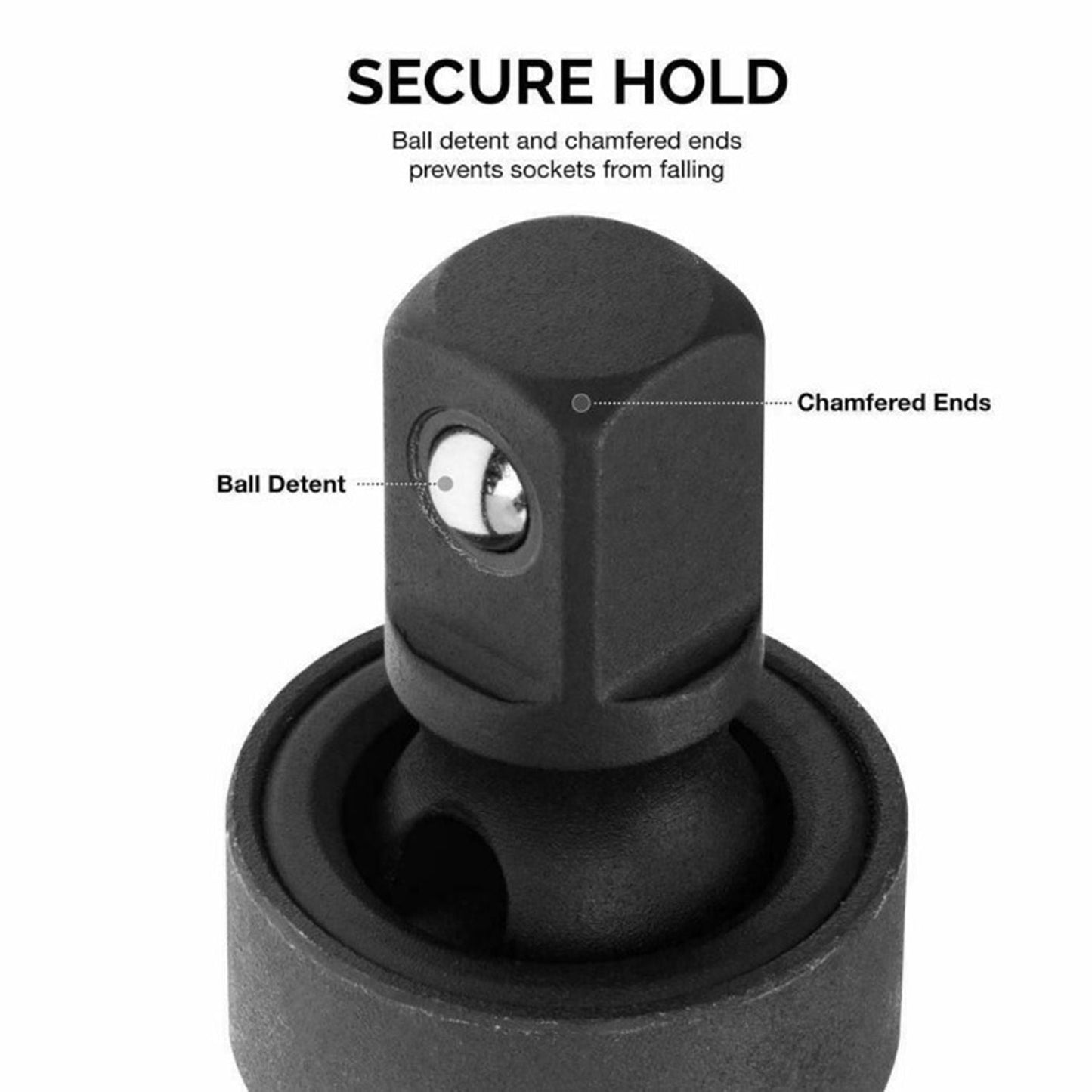 1 pcs Drive Swivel Universal Joint Drive Bit Socket Air