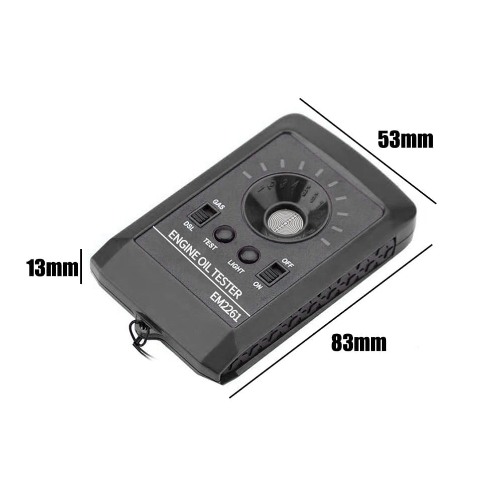 12V LED Digital Tester Motor Engine Oil Quality Detector Gas