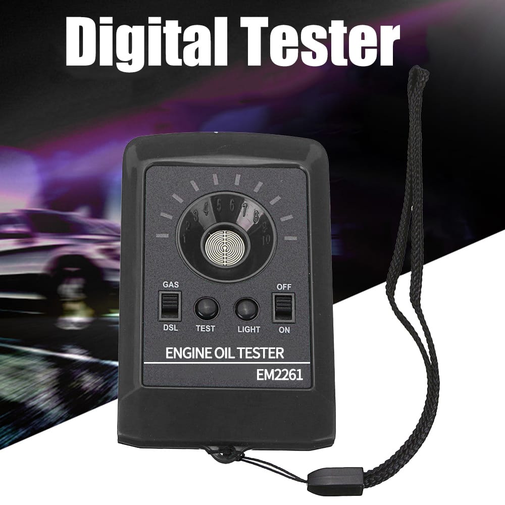 12V LED Digital Tester Motor Engine Oil Quality Detector Gas