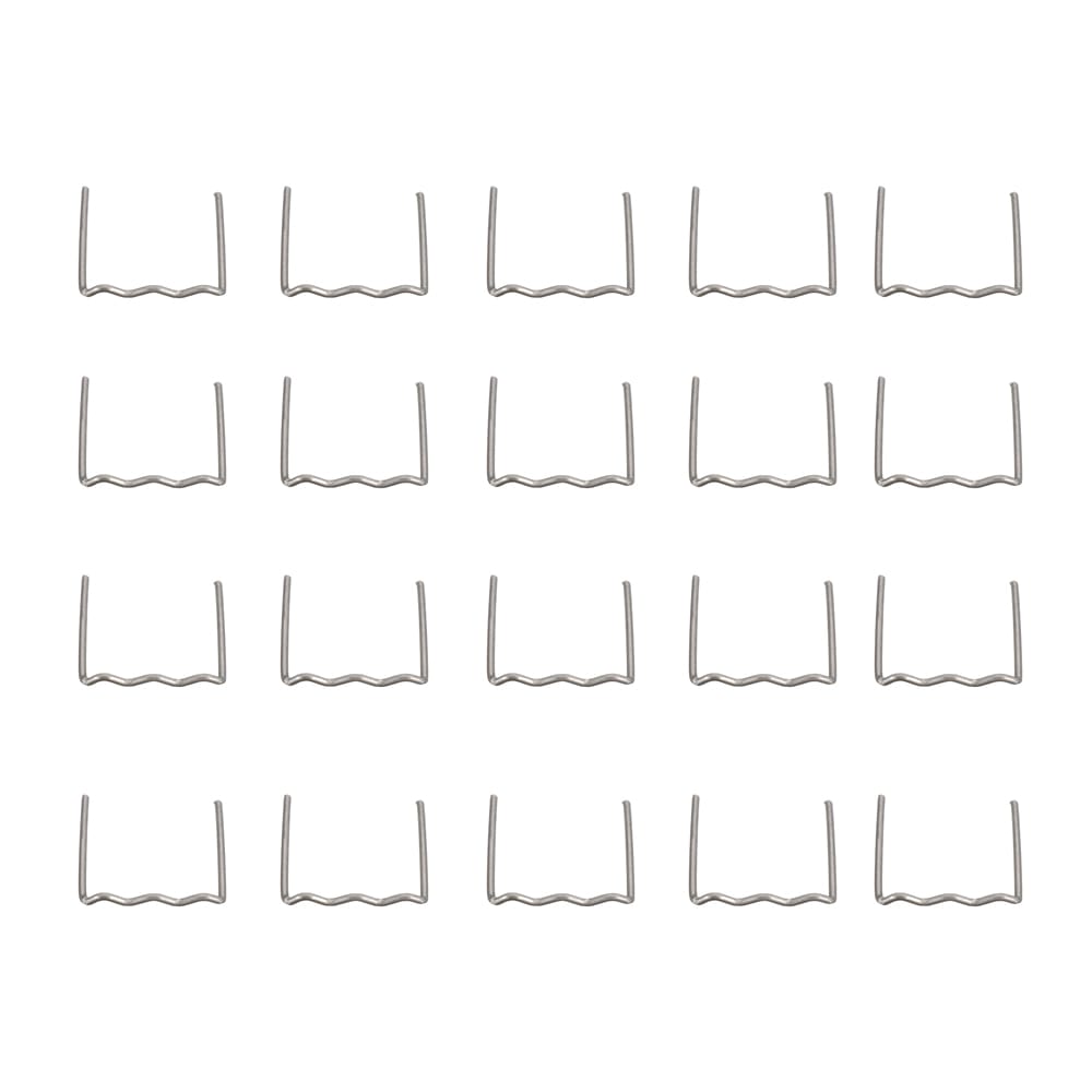 Universal 100 Pcs/Set Precut 0.6mm-0.8mm Hot Wave Flat - Wave line staples