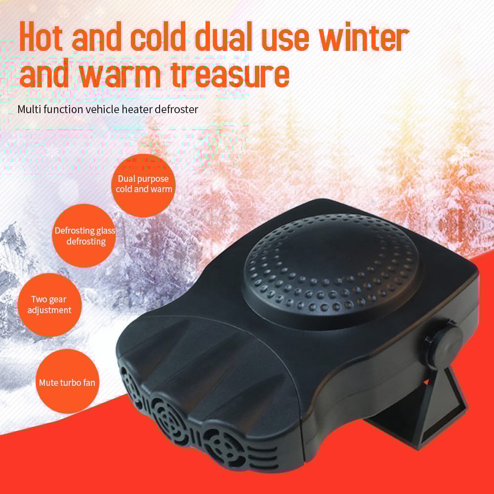 12V Portable Car Heater Fan - 2 in 1 Cooling Car Space &