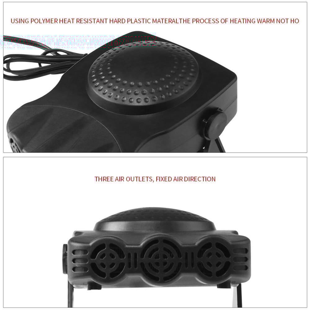12V Portable Car Heater Fan - 2 in 1 Cooling Car Space &