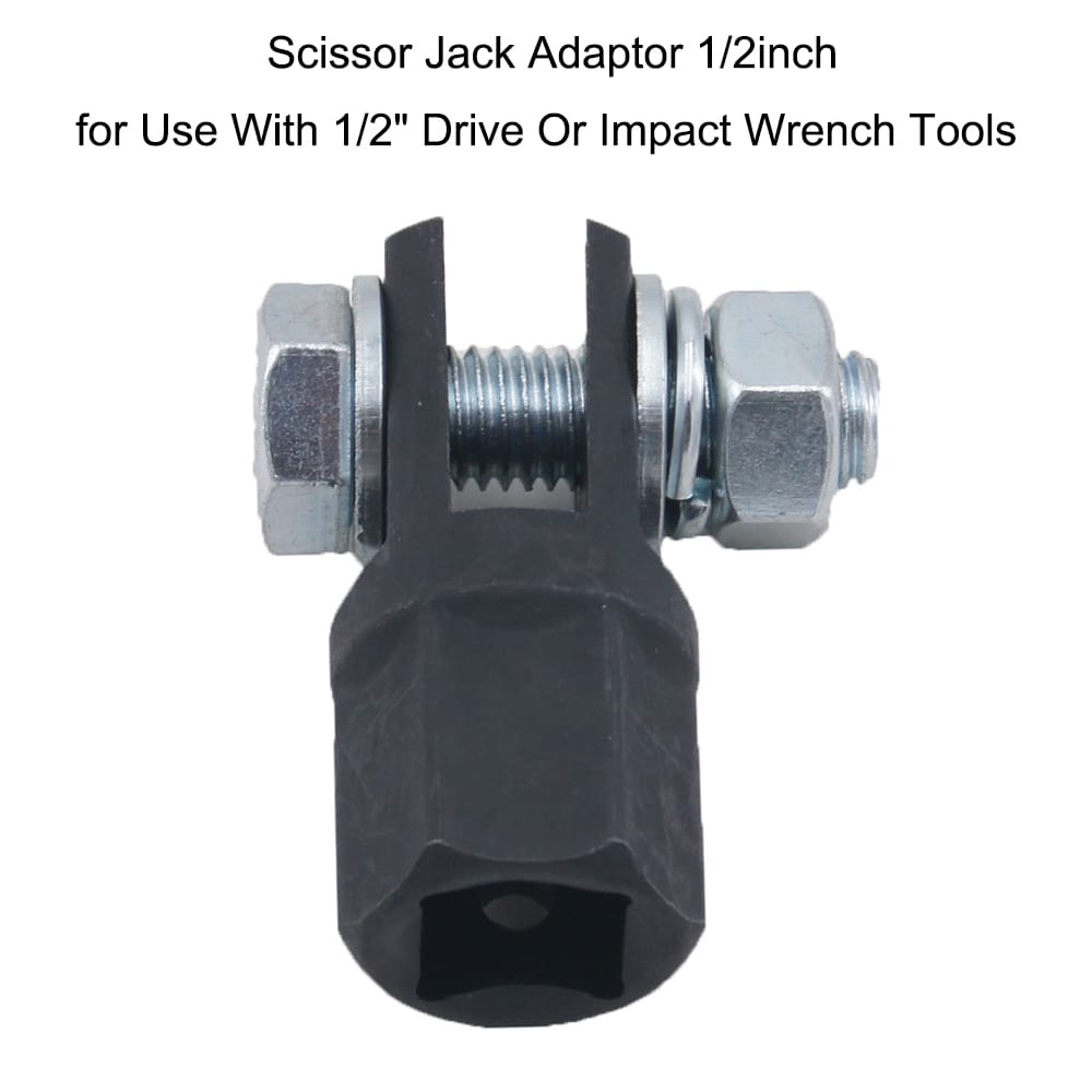 Scissor Jack Adaptor 1/2inch for Use With 1/2" Drive Or