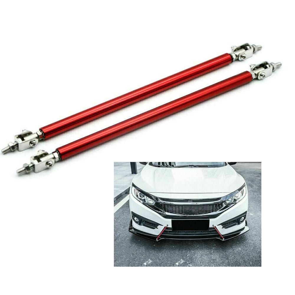 2Pcs Universal Adjustable Front Bumper Lip Splitter Strut