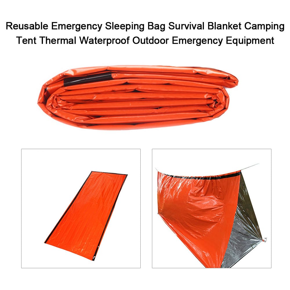 1PCS Reusable Emergency Sleeping Bag Survival Blanket - 1