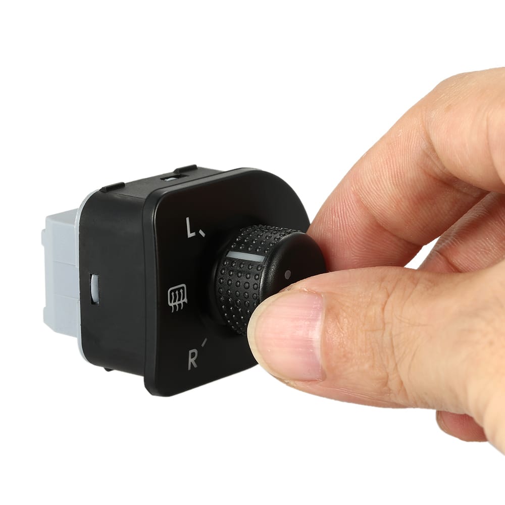 Car Left Driving Side LDS Mirror Knob Switch Window Heat - Left Hand