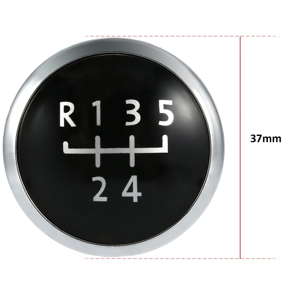 5 Speed Gear Knob Badge Emblem Cap Knob Cover Replacement - 5