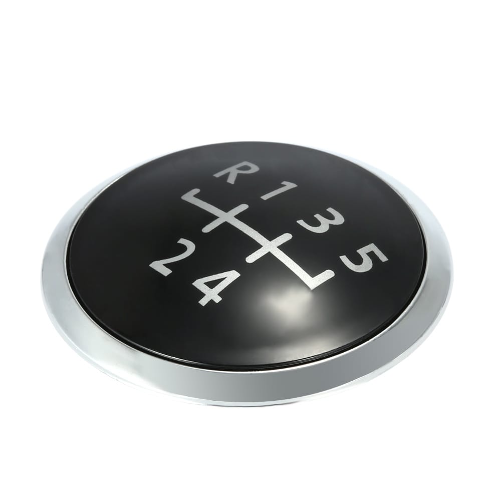 5 Speed Gear Knob Badge Emblem Cap Knob Cover Replacement - 5