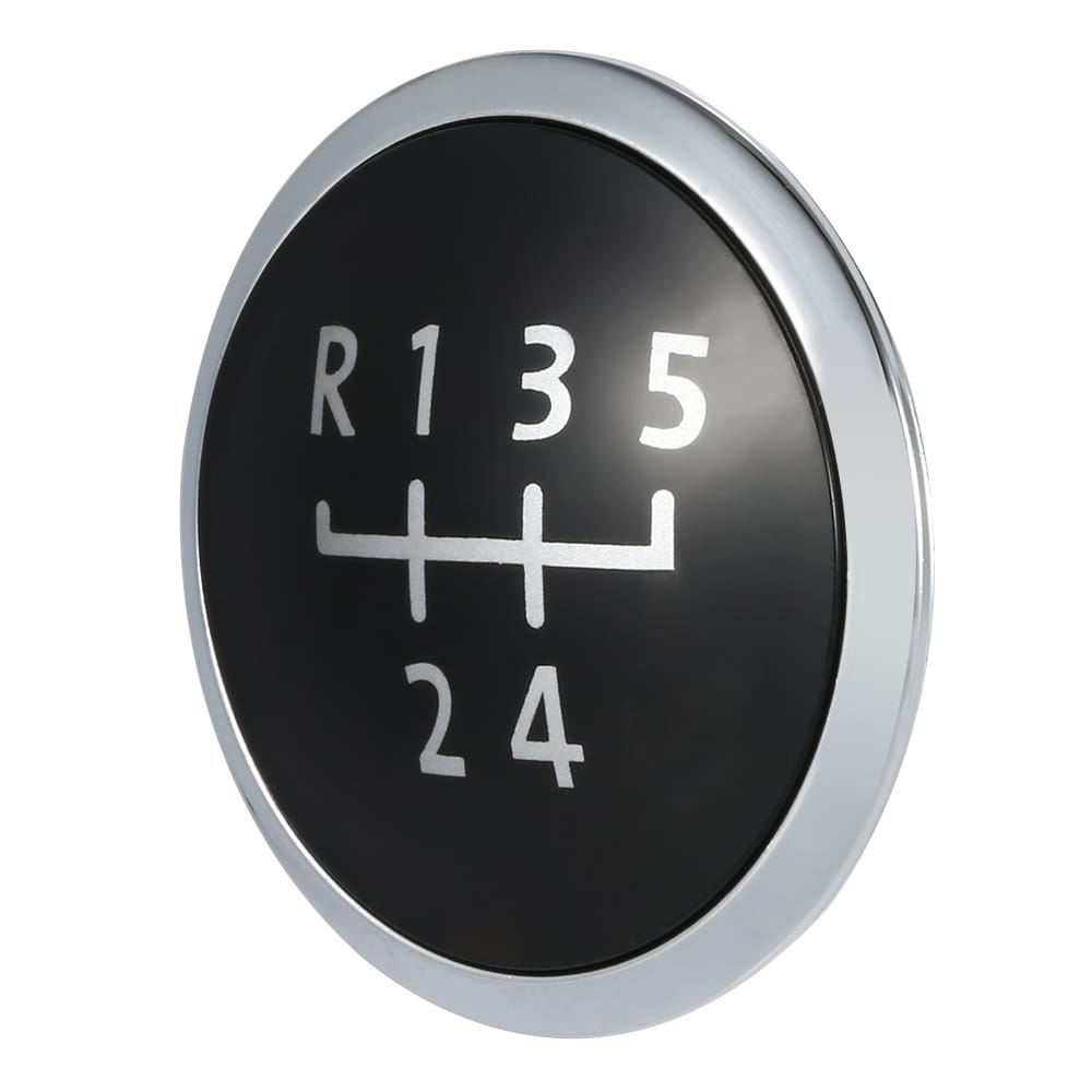 5 Speed Gear Knob Badge Emblem Cap Knob Cover Replacement - 5