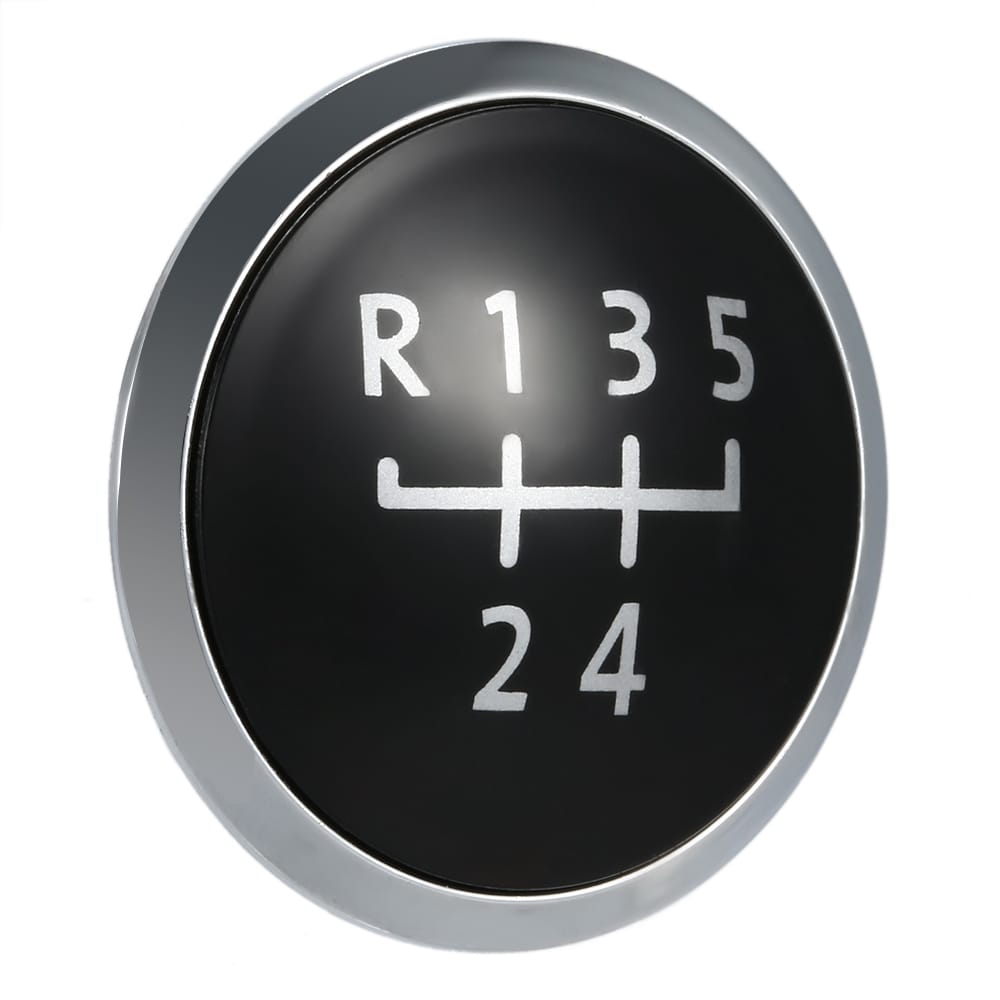 5 Speed Gear Knob Badge Emblem Cap Knob Cover Replacement - 5