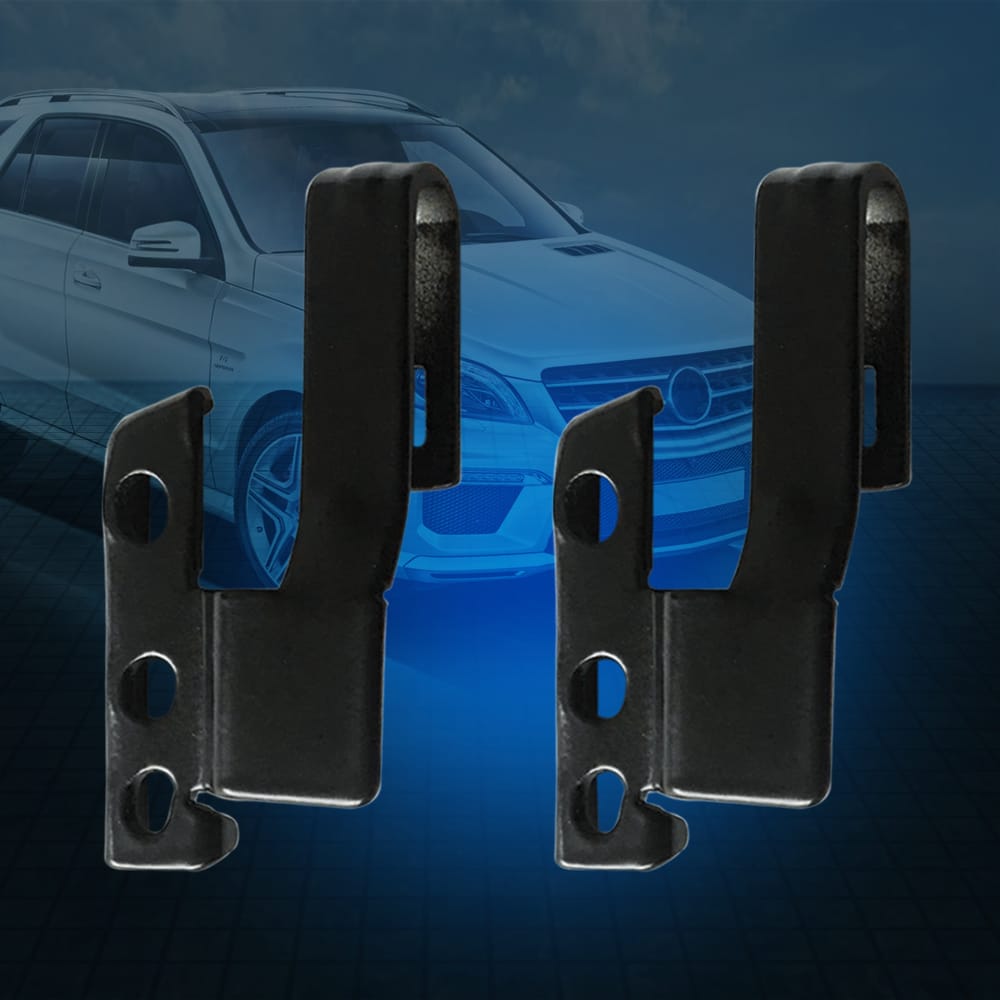 Pair Metal Front Universal Windshield Wiper Blade Arm