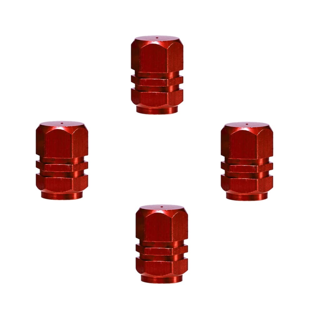 4PCS Aluminum Car Wheel Tires Valves Tyre Stem Air Caps