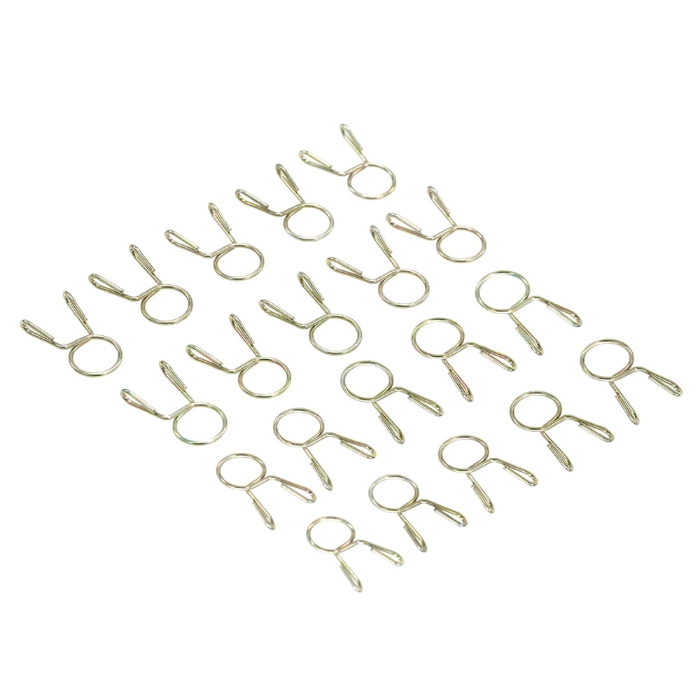 20X Fuel Line Hose Tubing Spring Clip Clamp 7mm For - 20 PCS