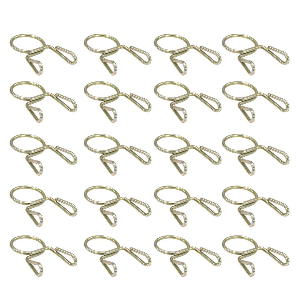 20X Fuel Line Hose Tubing Spring Clip Clamp 7mm For - 20 PCS