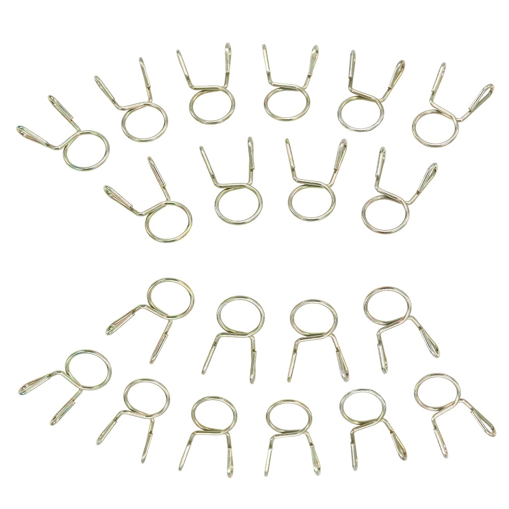 20X Fuel Line Hose Tubing Spring Clip Clamp 7mm For - 20 PCS