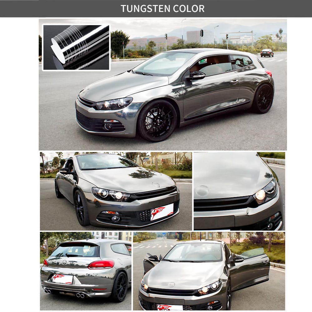 Stretchable Mirror Vinyl Film Foil Car Sticker DIY Wrapping