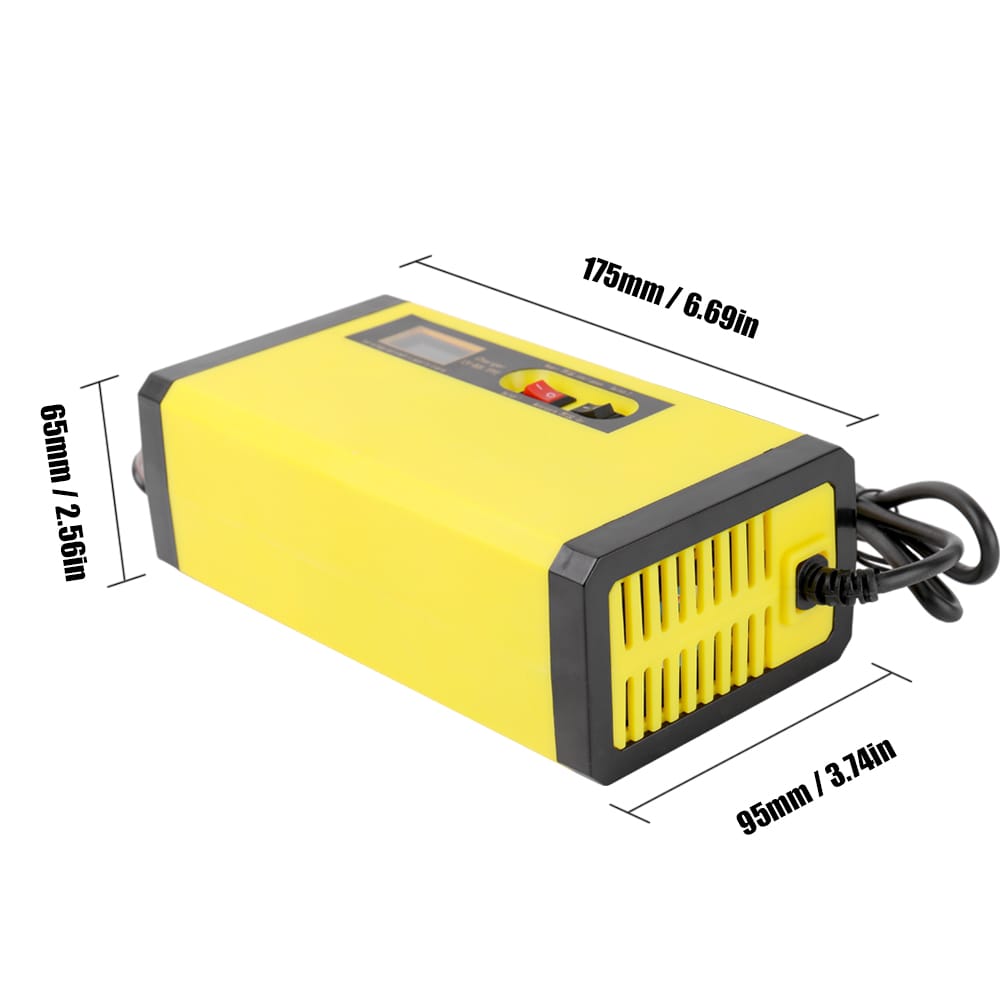12V 8A Full Automatic Car Battery Charger Intelligent Fast - US Plug