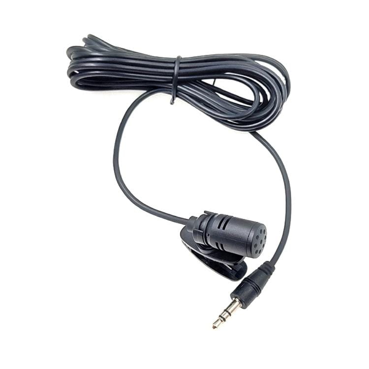 ZJ002MR Stereo 2.5mm Straight Plug Car Sun Visor Wireless Interpreter Tour Guide Megaphone Lavalier Wired Microphone, Length: 3m