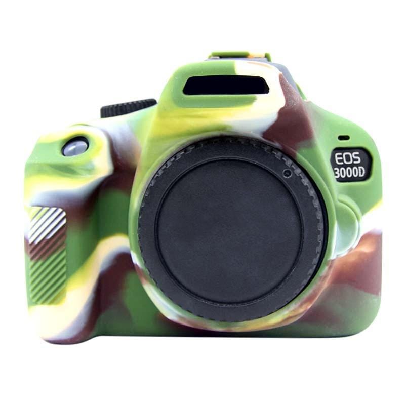 PULUZ Soft Silicone Protective Case for Canon EOS 3000D / 4000D (Yellow)