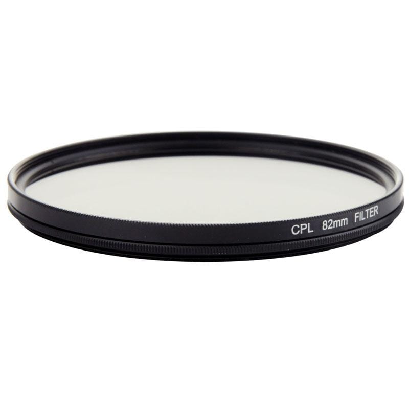 Universal Aluminum Alloy 82mm Polarizing CPL Filter for DSLR Camera Lens (Black)
