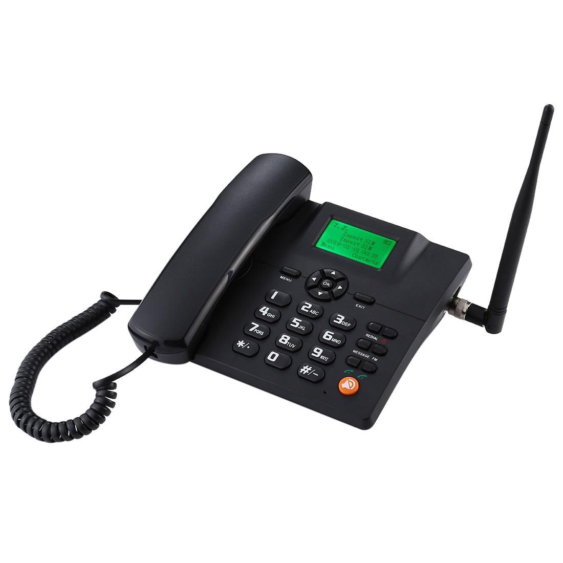 ZT600S 2.4 inch TFT Screen Fixed Wireless GSM Business Phone, Quad band: GSM 850/900/1800/1900Mhz (Black)