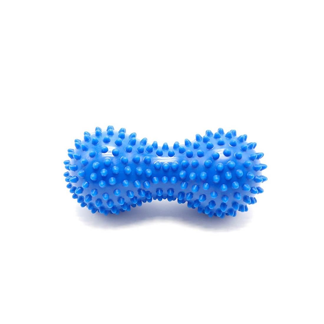 Peanut Shape Relieve Muscle Pain PVC Spike Massage Ball (Purple)